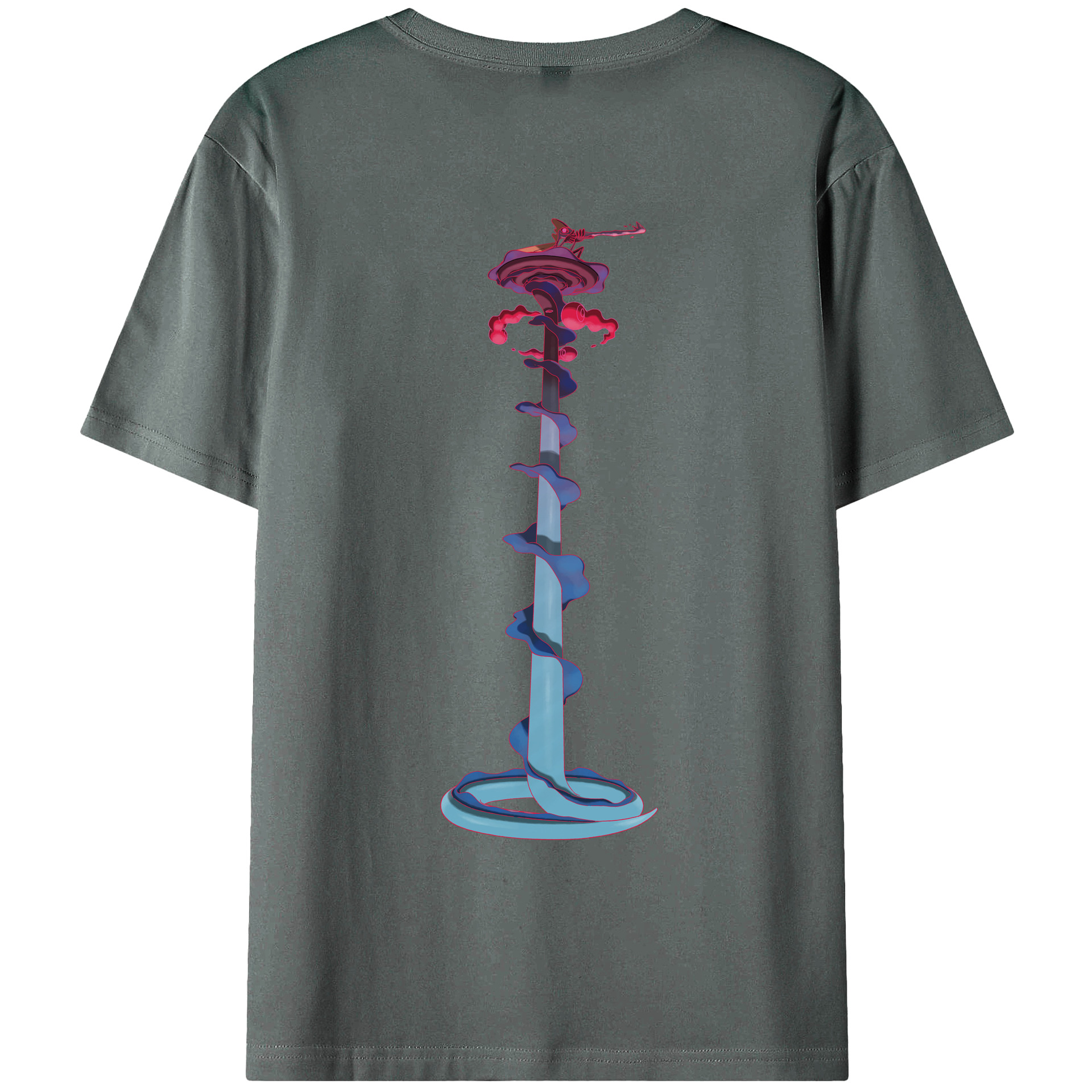 （画像用） ポケットモンスター Pokémon 綿100％ メンズ半袖Tシャツ（バックプリント） 通気性